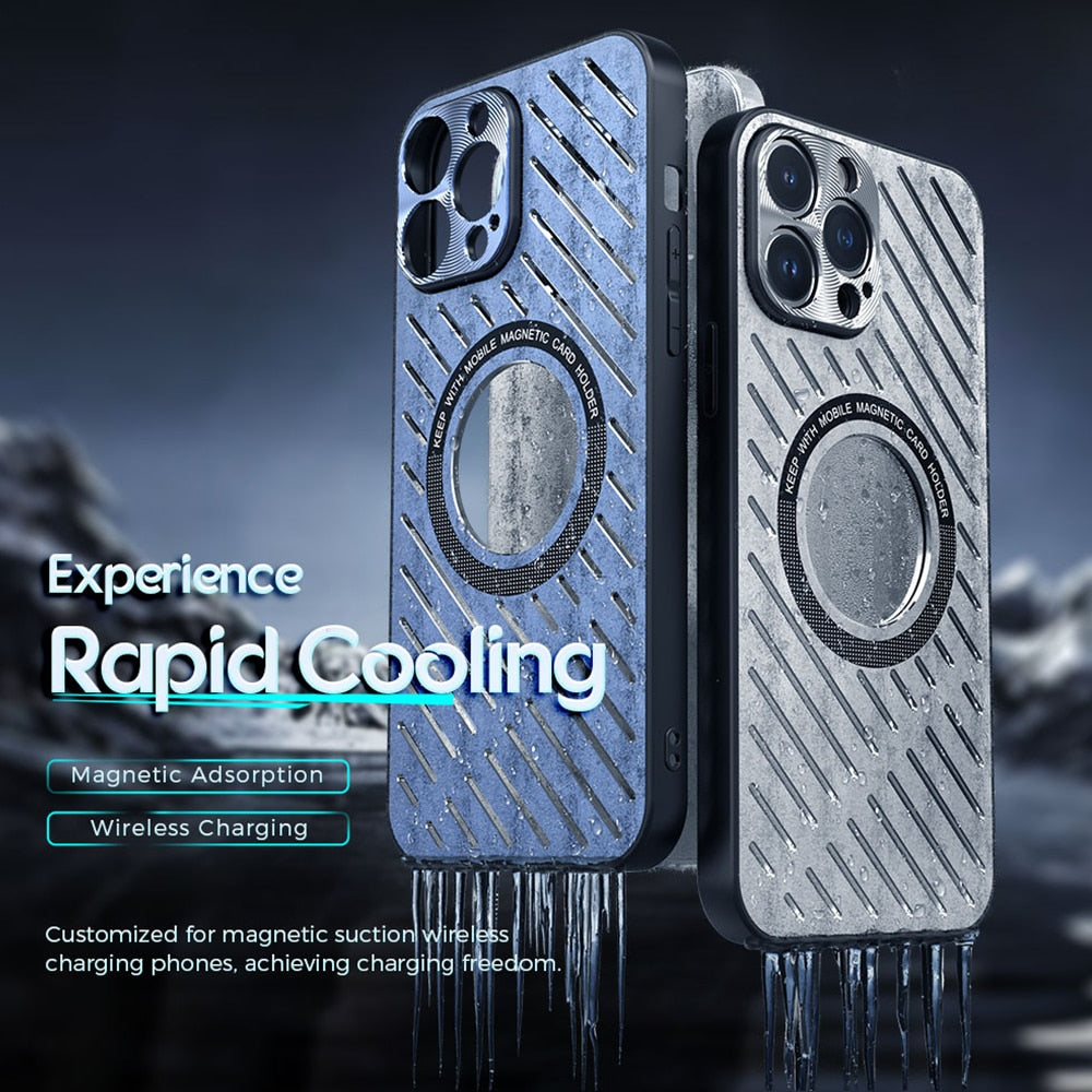 R-Just Slim Metal Case Compatible with Magnetic Wireless Charging for iPhone - Premium Mobile Phone Cases from R-Just - Just $22.00! Shop now at Dressmycell.com R-Just Slim Metal Case Compatible with Magnetic Wireless Charging for iPhone - Premium Mobile Phone Cases from R-Just - Just $22.00! Shop now at Dressmycell.com